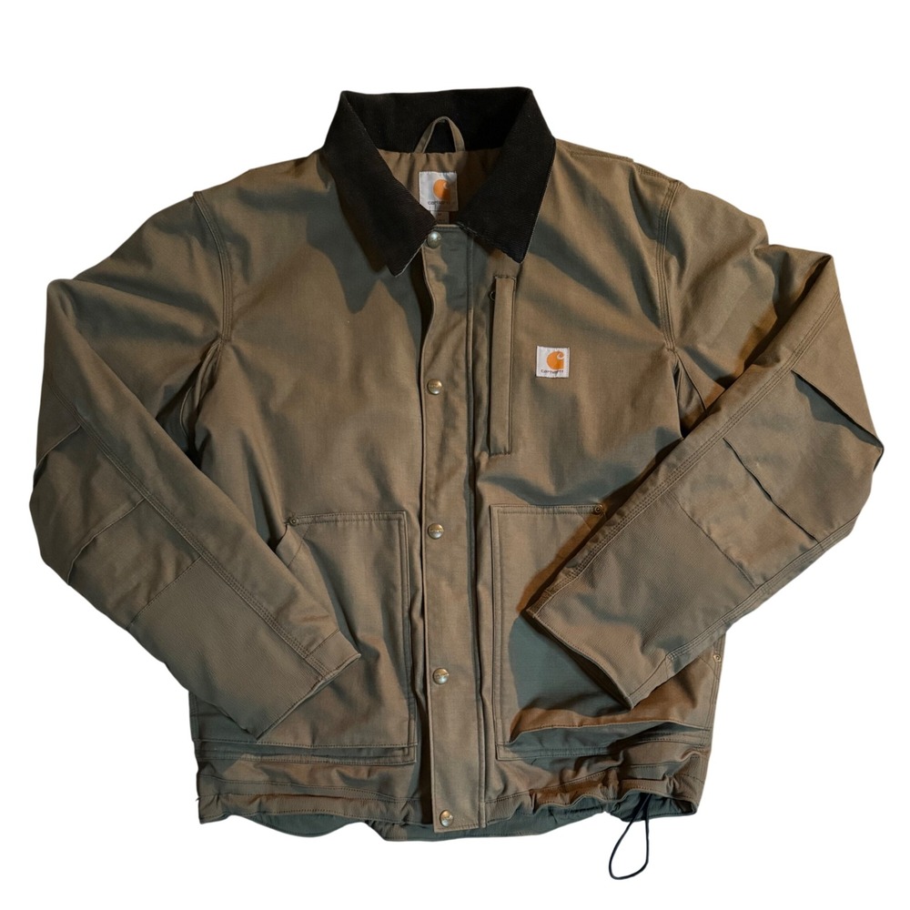 Carhartt Full Swing Cryder Jacket Mens M Brown Quick Duck Thinsulate 103372